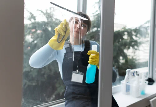 Nettoyage de vitres intérieures et extérieures à Jaulnay